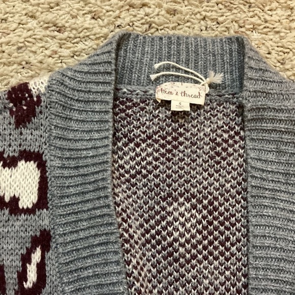 Hem & thread Animal print cardigan - Picture 3 of 3